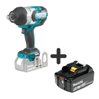 Комплект акумулаторен ударен гайковерт Makita DTW1001Z + батерия BL1830B/ 18V/ 3Ah