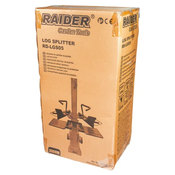 Вертикална цепачка за дърва Raider RD-LGS05/ 3000W