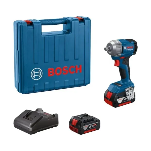 Акумулаторен ударен гайковерт Bosch GDS 18V-350/ 18V/ 2x4Ah