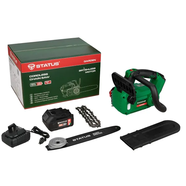 Акумулаторен верижен трион STATUS SCB250-20 KIT/ 20 V/ 2Ah