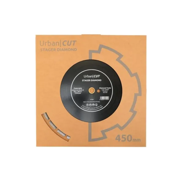 Диамантен диск за бетон/асфалт Stager URBAN CUT/ 450 мм