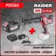 Промо пакет акумулаторен пистолет за силикон Raider R20 RDP-SCG20 + Батерия 4Ah и зарядно