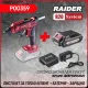 Промо пакет aкумулаторен пистолет за топло лепене Raider R20 RDP-SGLG20 + Батерия 2Ah и зарядно