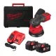 Акумулаторен ексцентършлайф Milwaukee M18FROS125-502X/ 18V/ 2x5Ah