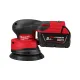 Акумулаторен ексцентършлайф Milwaukee M18FROS125-502X/ 18V/ 2x5Ah