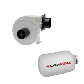 Комплект вентилатор за прах + филтърна торба CORMAK FM 230N WORKI/ 750W
