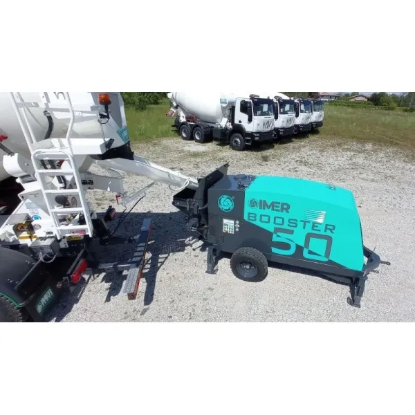 Бетон помпа IMER BOOSTER 50 Yanmar Stage V/ 53kW