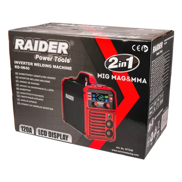 Инверторен електрожен Raider RD-IW40/ 120A