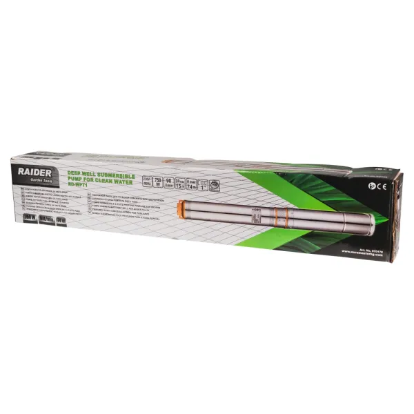 Сондажна помпа за вода Raider 10T RD-WP71/ 750W
