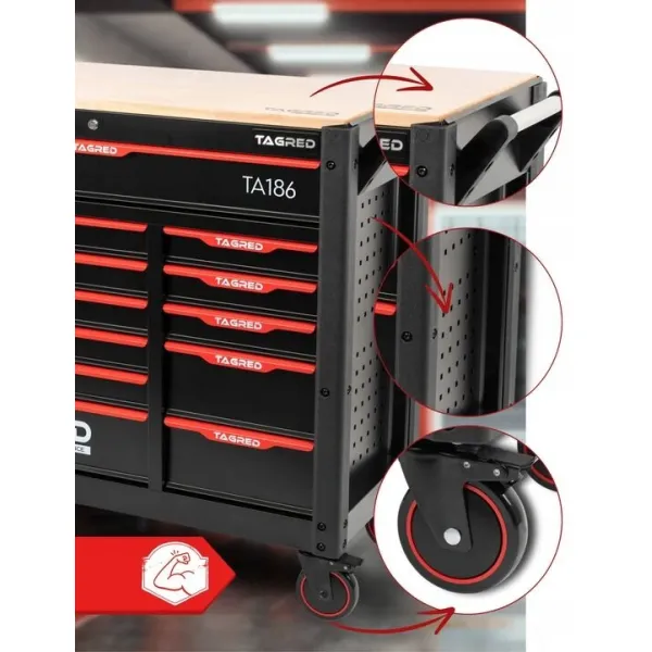Количка за инструменти TAGRED PERFORMANCE XXL/ 691 бр.