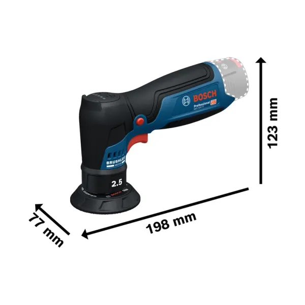 Акумулаторен ексцентършлайф Bosch GEX 12V-77/ 12V