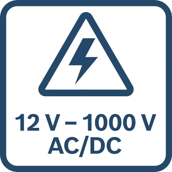 Тестер за напрежение Bosch GVT 1000-15/ 1000V