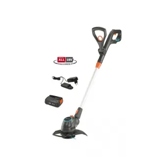 ПРОМО ПАКЕТ! Акумулаторен тример ComfortCut 23/18V P4A + подарък зарядно и батерия GARDENA