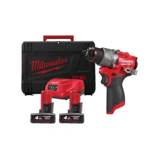 Акумулаторен ударен винтоверт Milwaukee M12FPD2-402X/ 12V/ 2x4Ah