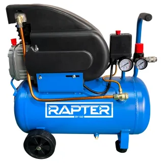 Бутален компресор за въздух Rapter RRHQ AC24D/ 1.5 kW