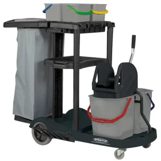 Количка за почистване SPRiNTUS PuriX STARTER SET 50 см/ 4x4л/ 2x17л
