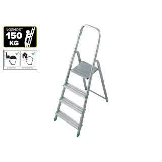 Алуминиева стълба PROTECO 106614KR/ 145 см