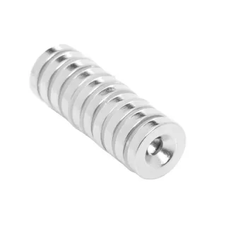 Неодимови магнити с отвор KraftDele KD11833/ 10 бр.