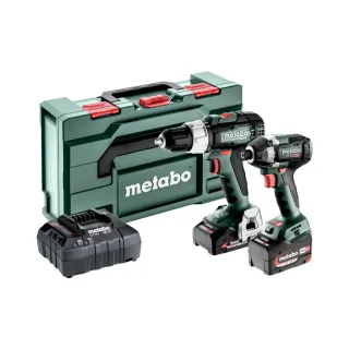 Комплект акумулаторни винтоверт и гайковерт Metabo SB18 L + SSD18LT200 BL/ 18V/ 2Ah/ 4Ah