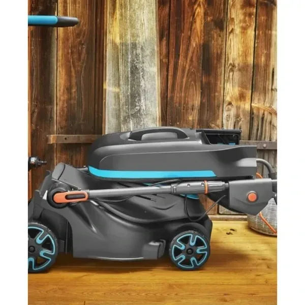 ПРОМО ПАКЕТ! Акумулаторна косачка PowerMax 37/36V P4A + батерия P4A PBA 18V/36 + подарък зарядно и батерия GARDENA