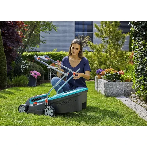 ПРОМО ПАКЕТ! Акумулаторна косачка PowerMax 32/36V P4A + батерия P4A PBA 18V/36 + подарък зарядно и батерия GARDENA