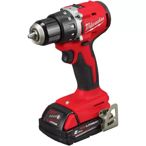 Акумулаторен ударен винтоверт Milwaukee M18BLDDRC-202C/ 18V/ 2x2Ah