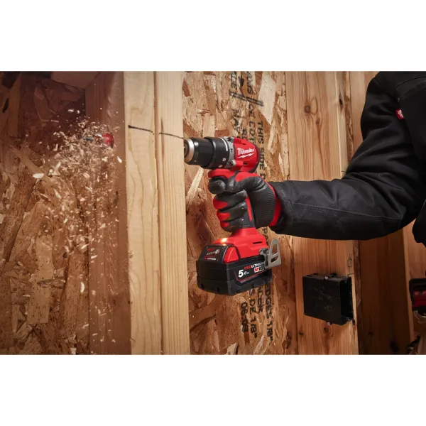 Акумулаторен ударен винтоверт Milwaukee M18BLDDRC-202C/ 18V/ 2x2Ah