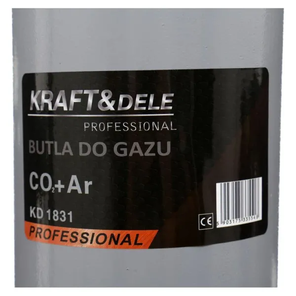 Празна газова бутилка за заваряване KraftDele KD1831/ 8 л