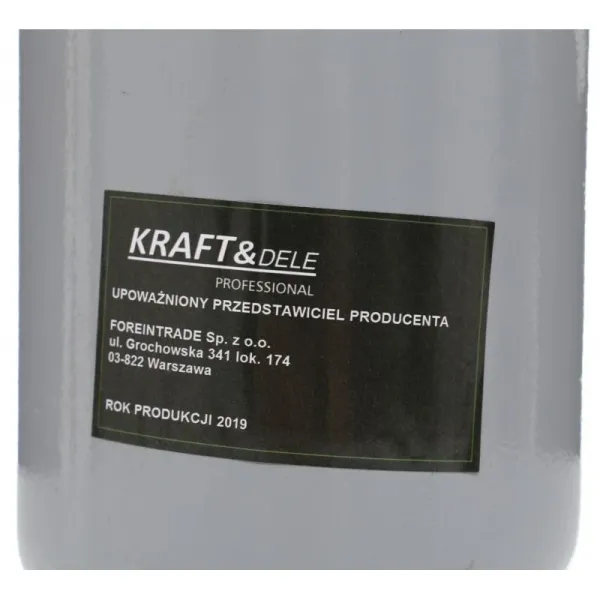 Празна газова бутилка за заваряване KraftDele KD1831/ 8 л