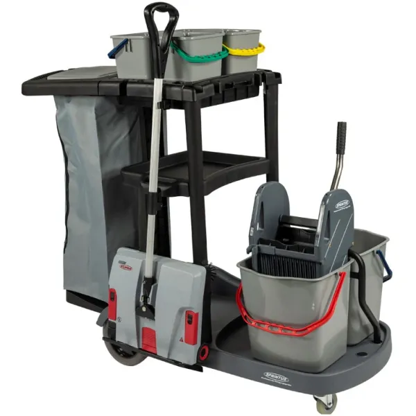Количка за почистване SPRiNTUS PuriX STARTER SET 50 см/ 4x4л/ 2x17л