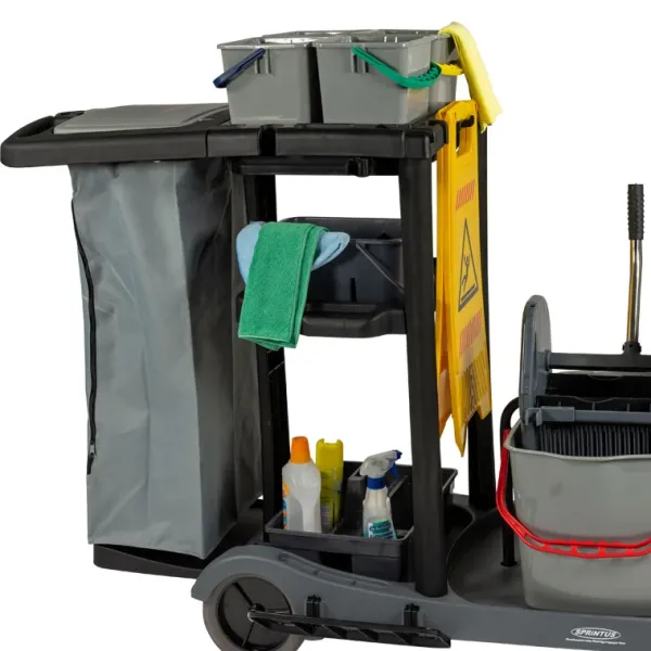 Количка за почистване SPRiNTUS PuriX STARTER SET 50 см/ 4x4л/ 2x17л