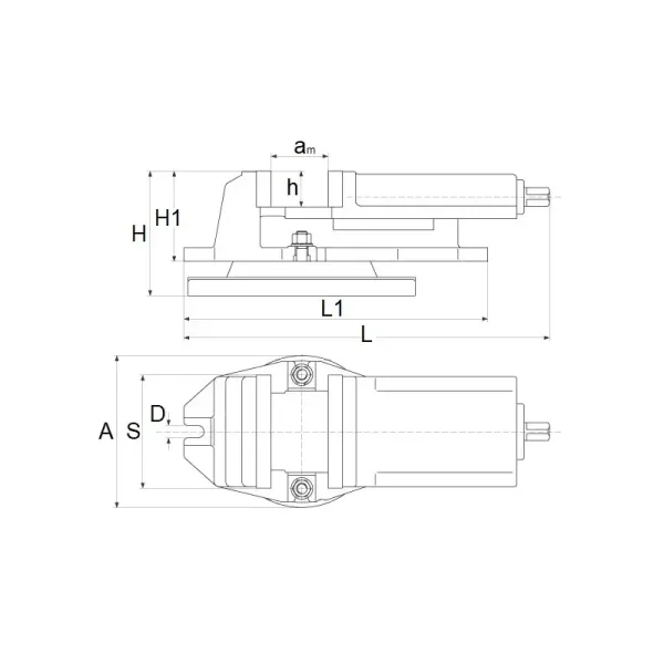 Машинно менгеме CORMAK QH125/ 125x100 мм