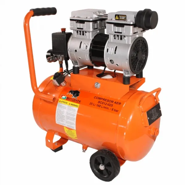 Компресор за въздух Bisonte SC012-025/ 850W/ 25л