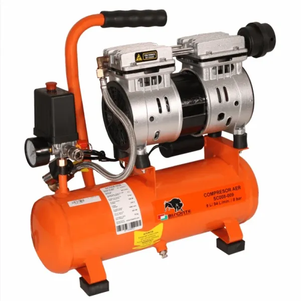 Компресор за въздух Bisonte SC008-009/ 550W/ 9л
