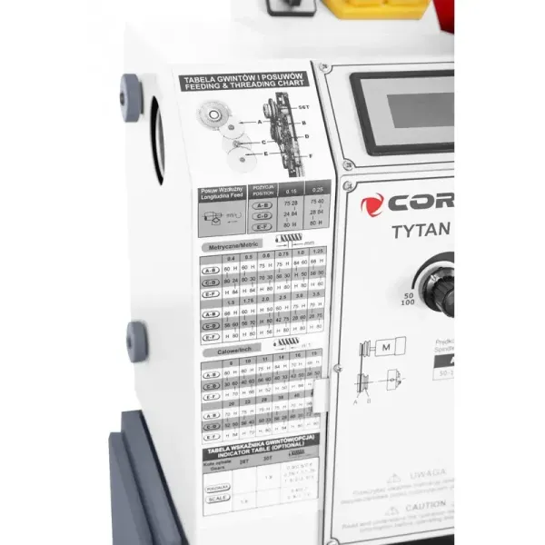 Универсален струг CORMAK TYTAN 220x750S VARIO 230V/ 1000W