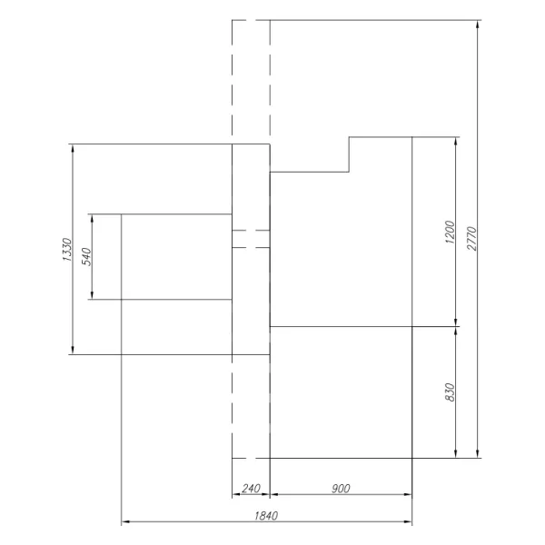 Комбинирана 5 операционна машина CORMAK CMS260/ 2.2 kW