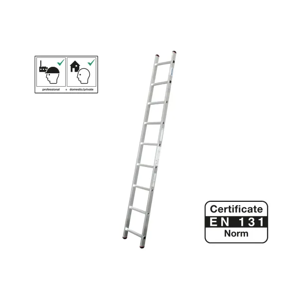 Алуминиева стълба PROTECO 1066109KR/ 250 см