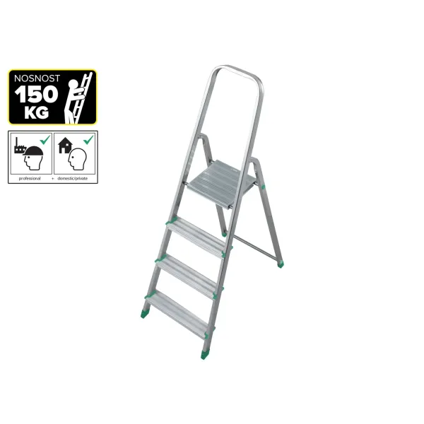 Алуминиева стълба PROTECO 106614KR/ 145 см