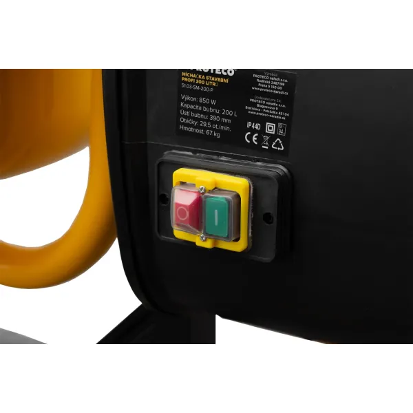 Бетонобъркачка PROTECO 5103SM160P/ 650W/ 160 л