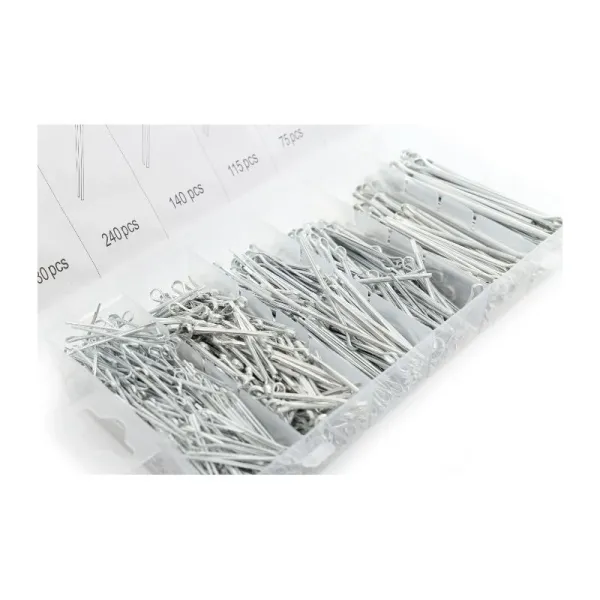 Комплект прави шплентове KraftDele KD10509/ 1000 бр.