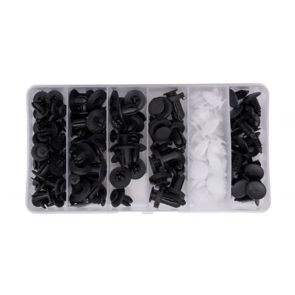 Комплект авто щипки за кори и тапицерия KraftDele KD10498/ 100 бр.