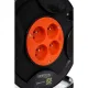 Удължител на макара с LED лампа KraftDele KD4037/ 30м