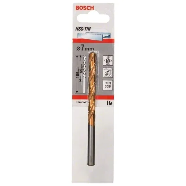 Свредлo HSS-TiN за метал на Bosch 7.0 mm