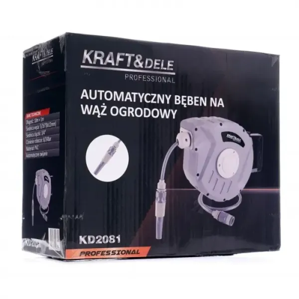 Автоматична макара за градински маркуч KraftDele KD2081/ 10м + 1м