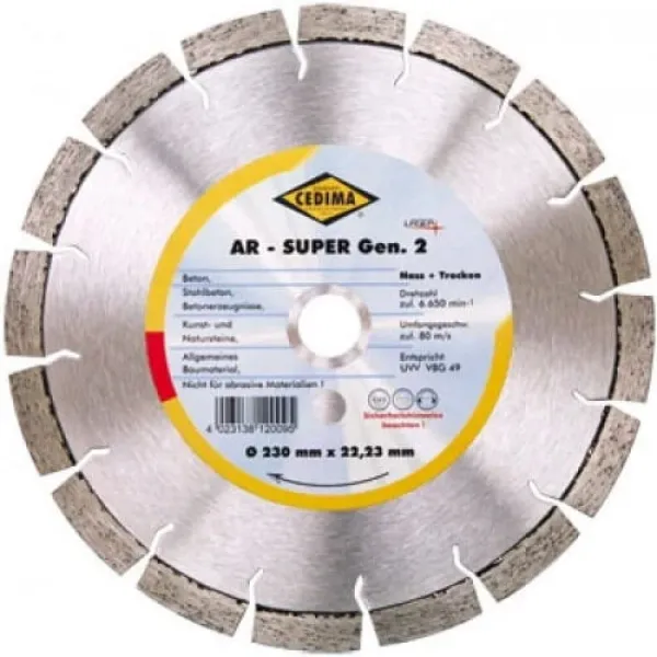 Диамантен диск за бетон CEDIMA BETON II - ф500