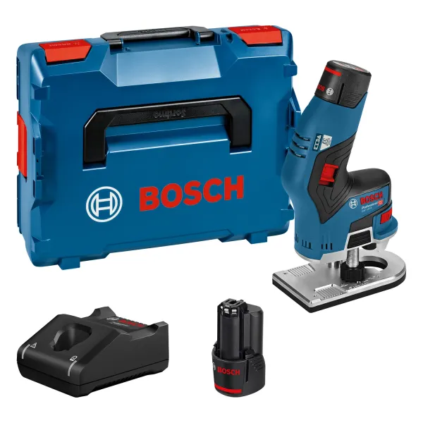 Акумулаторна фреза за кантове Bosch GKF 12V-8 2 x 3,0Ah L-Boxx