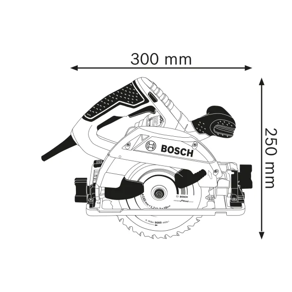 Ръчен циркуляр Bosch GKS 55+GCE