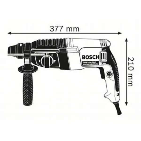 Комбиниран перфоратор Bosch GBH 2-26 DRE с куфар