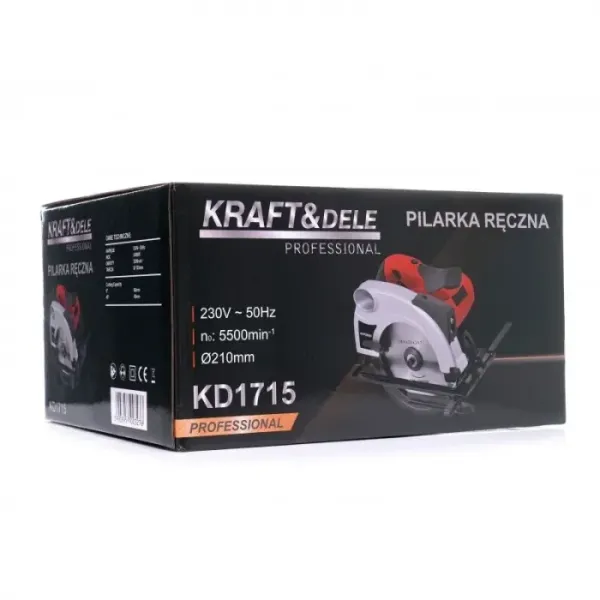 Ръчен циркуляр KraftDele KD1715 / 2400W