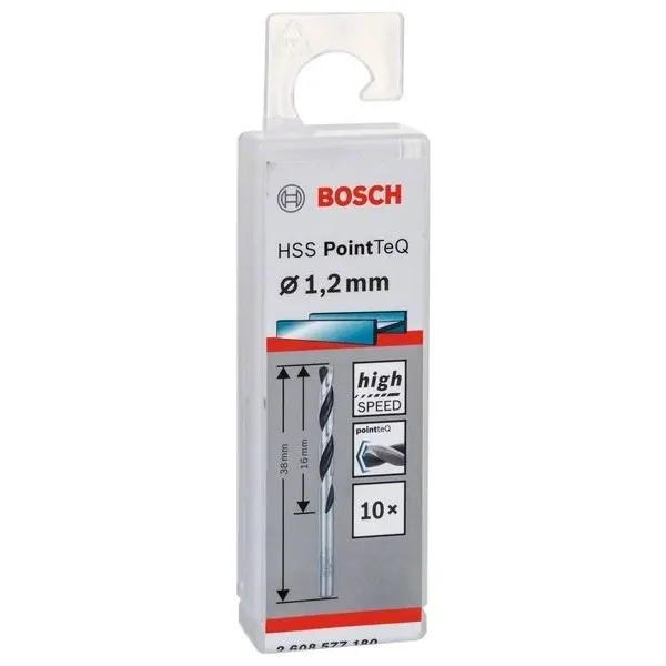 Свредло HSS за метал PoinTec 1.2 mm на Bosch комплект 10 бр.